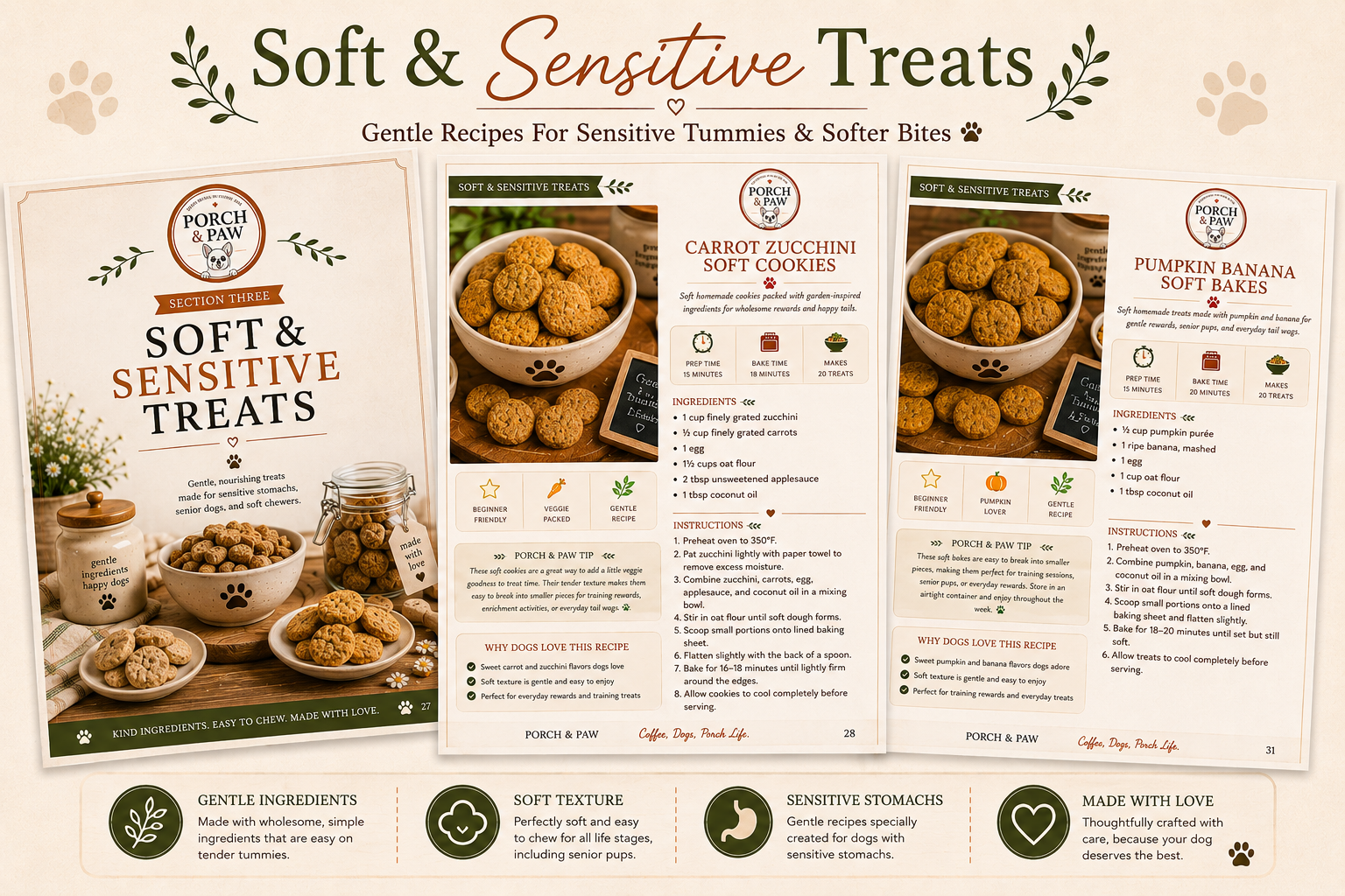 Tasty Treats Healthy Homemade Dog Treat Recipes