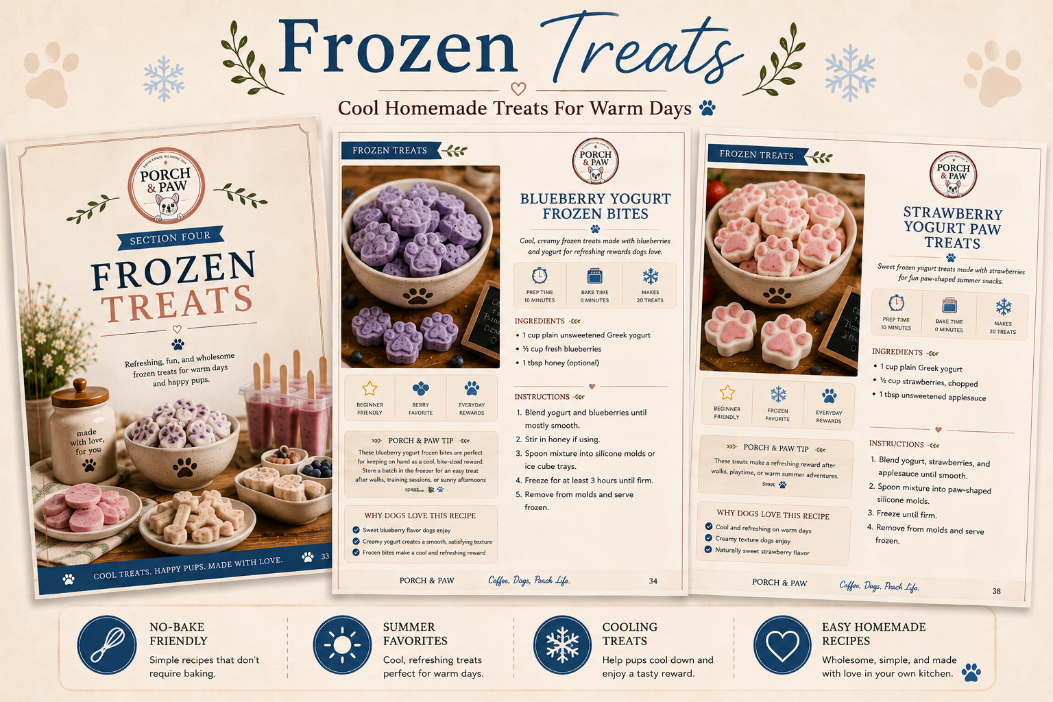Tasty Treats Healthy Homemade Dog Treat Recipes